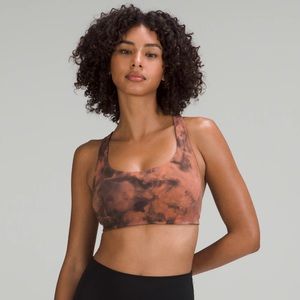⚡️Like New⚡️ Lululemon Wunder Train Bra - Diamond Dye Canyon Rock Graphite Grey